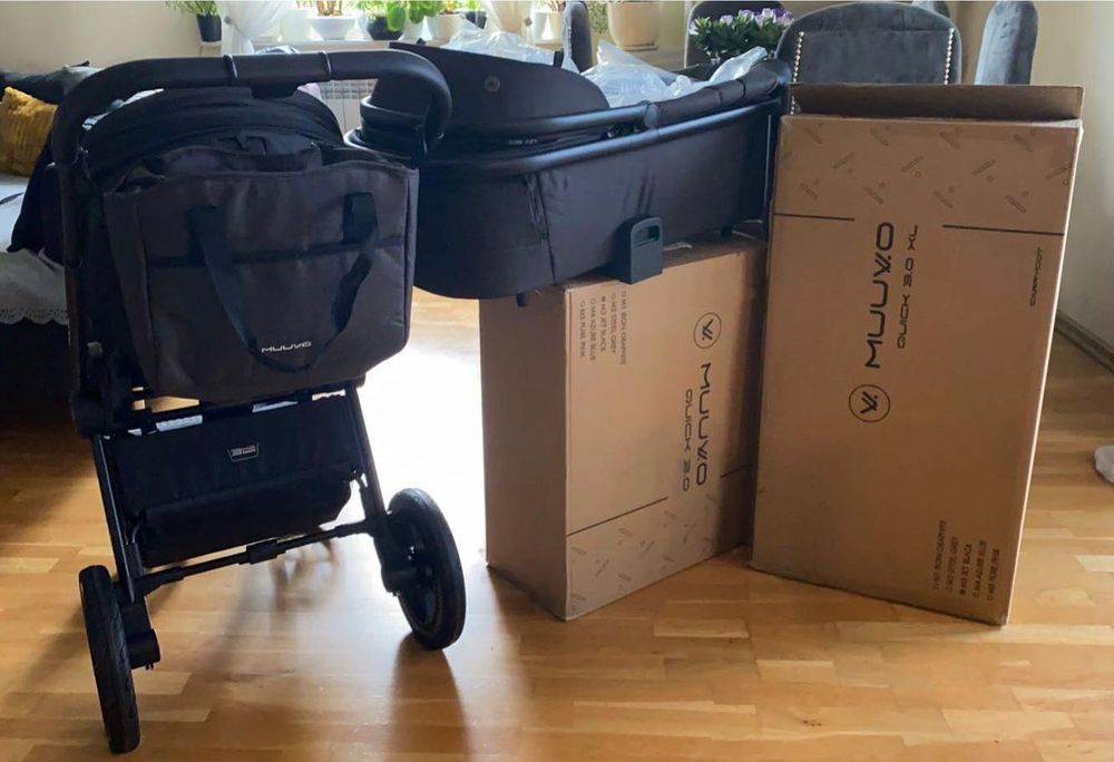 Wózek Muuvo Quick 3.0 2W1 komplet