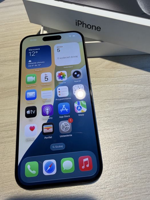 Iphone 15 pro 256gb black titanium