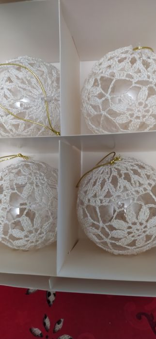 Szydełkowe kule ozdobne