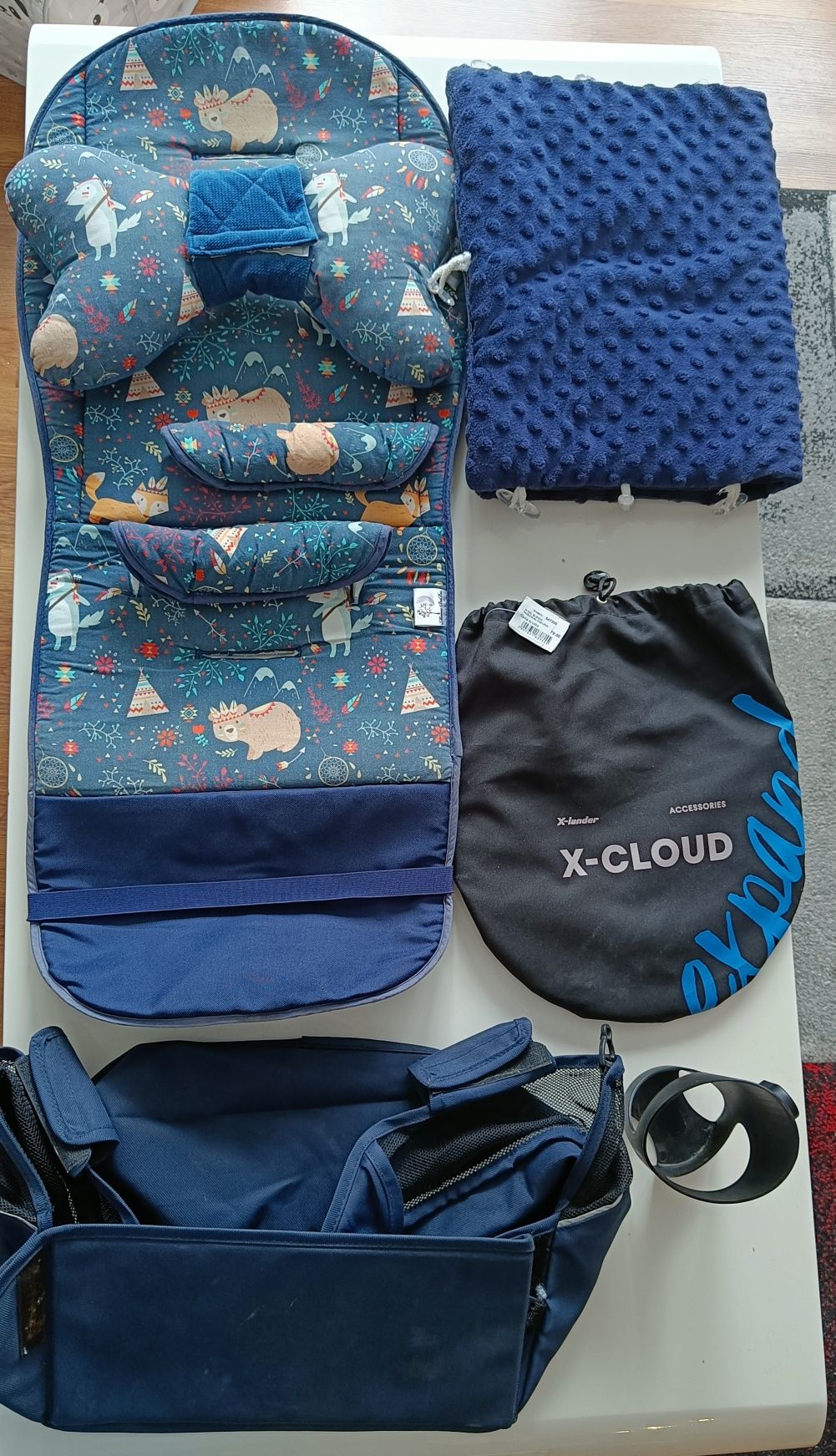 Wózek X-lander x-pulse gondola+ 2 spacerówki + dodatki