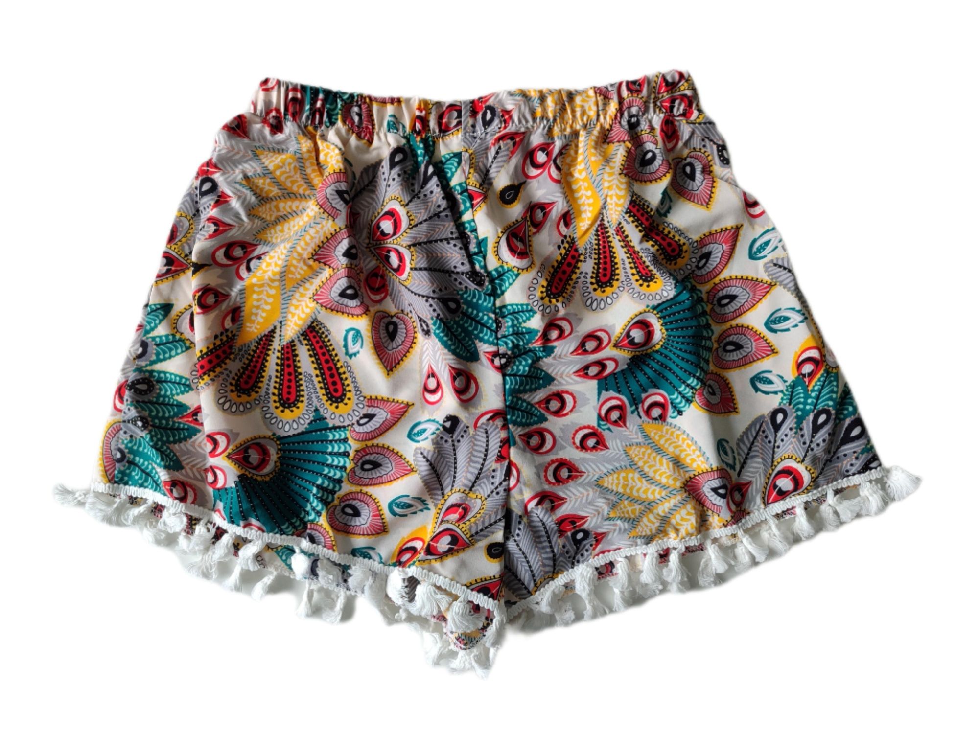 Szorty spodenki Boho s aztecki wzór