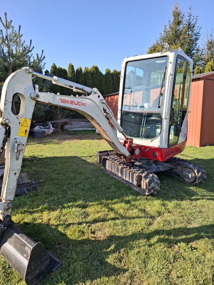 Minikoparka Takeuchi TB216 | 2019 rok | 1800 mth | Bardzo dobry stan