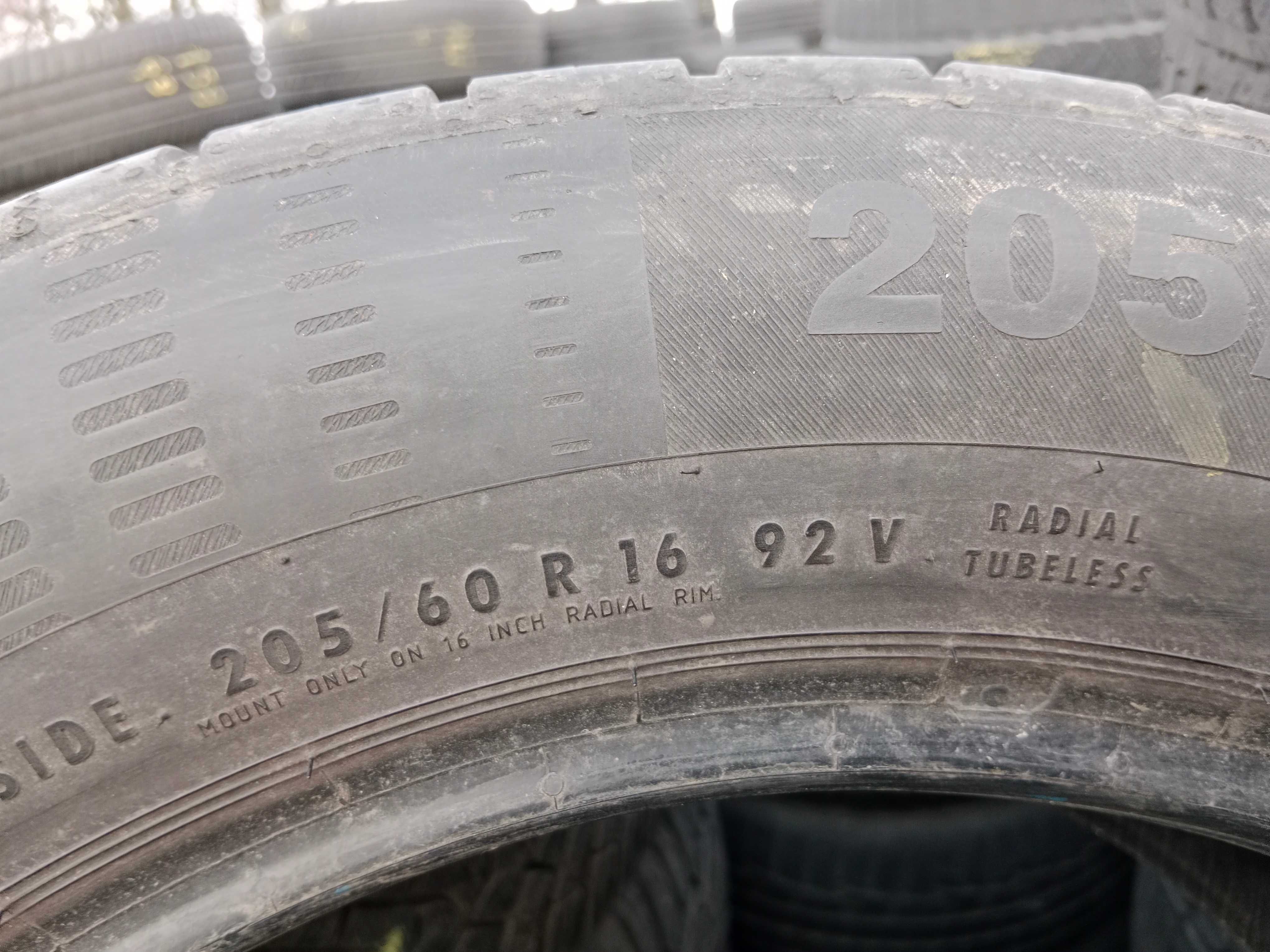 Opona używana 205/60R16 Continental ContiEcoContact 5 1szt.