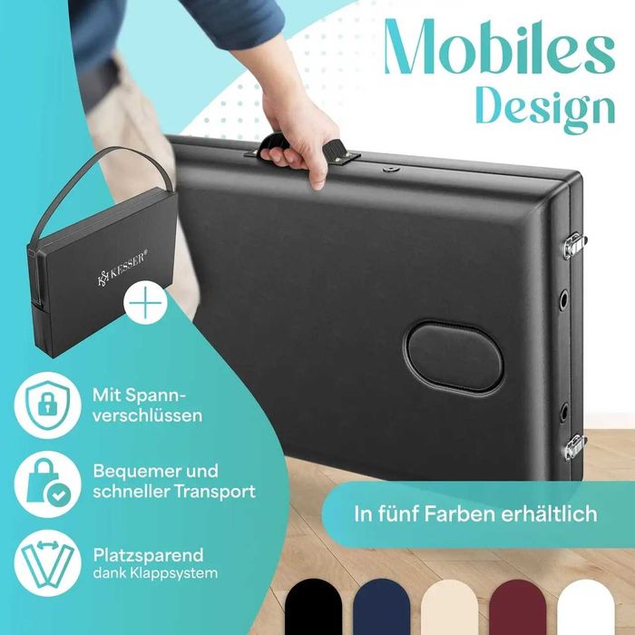 Масажний стіл професійний складний дерев’яний 80см KESSER