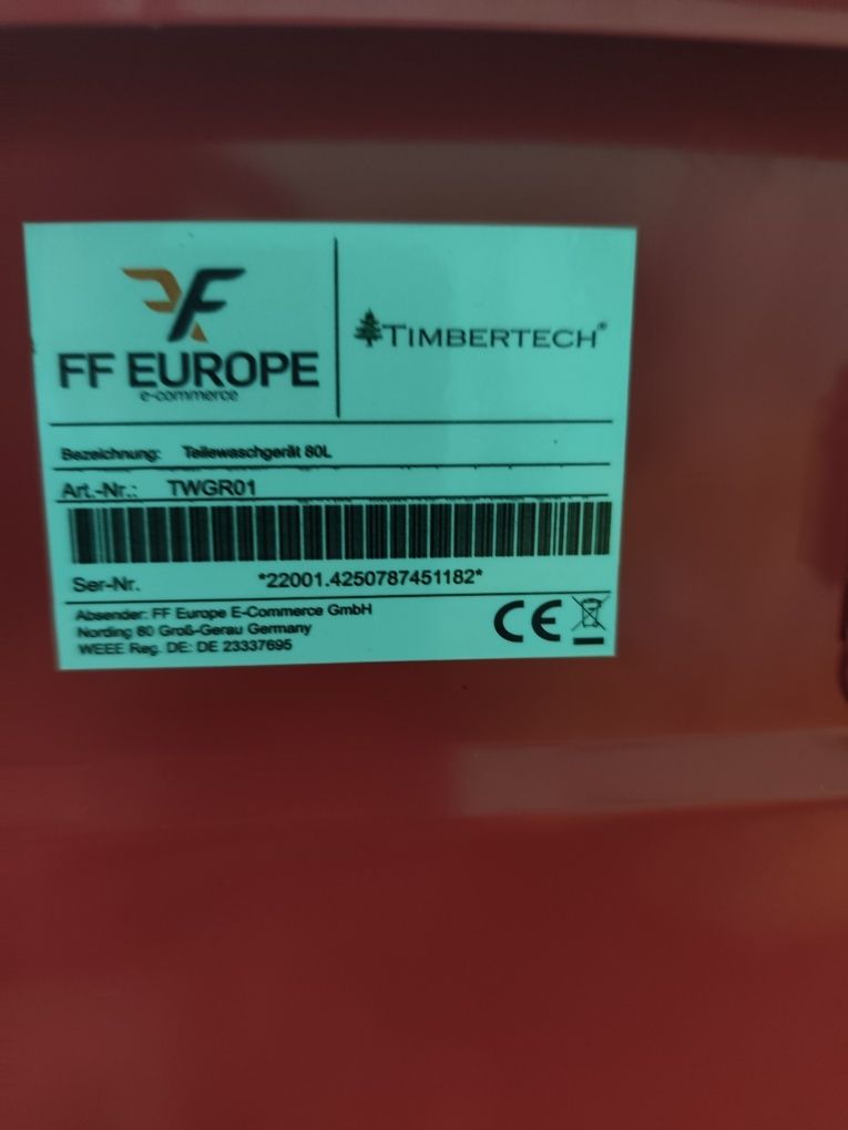 Myjka warsztatowa z pompą Timbertech 80 Litrów