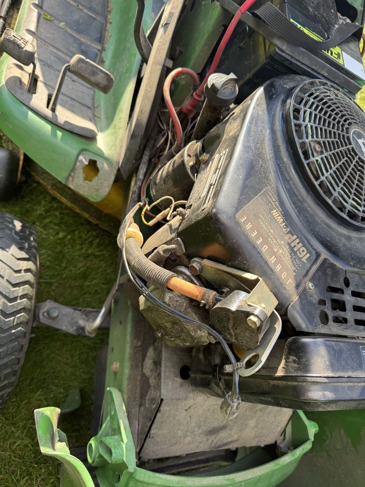 John deere lt166 kosiarka traktorek samojezdny yard man kubota