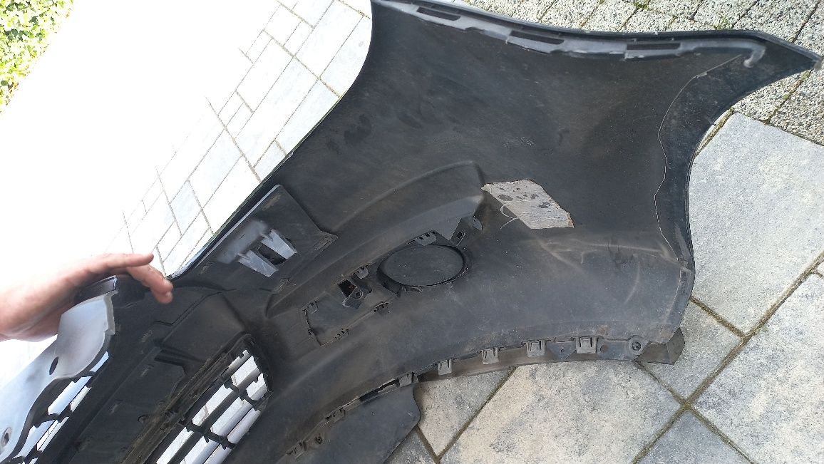 Opel Corsa d 06-11 zderzak przód przedni czarny z20r