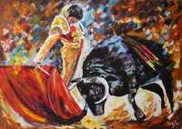 óleo sobre tela *Tauromaquia*