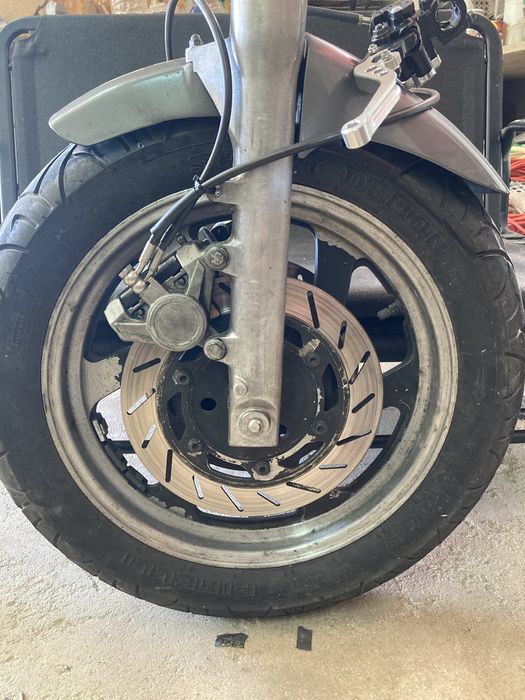 Frente, suspensão moto