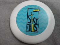Dysk frisbee najlepszy do rzucania z logo Sky This
