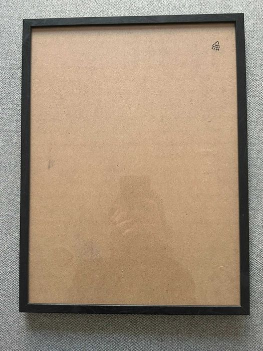 Czarna plastikowa ramka na zdjęcia lub obrazy – 1 sztuka