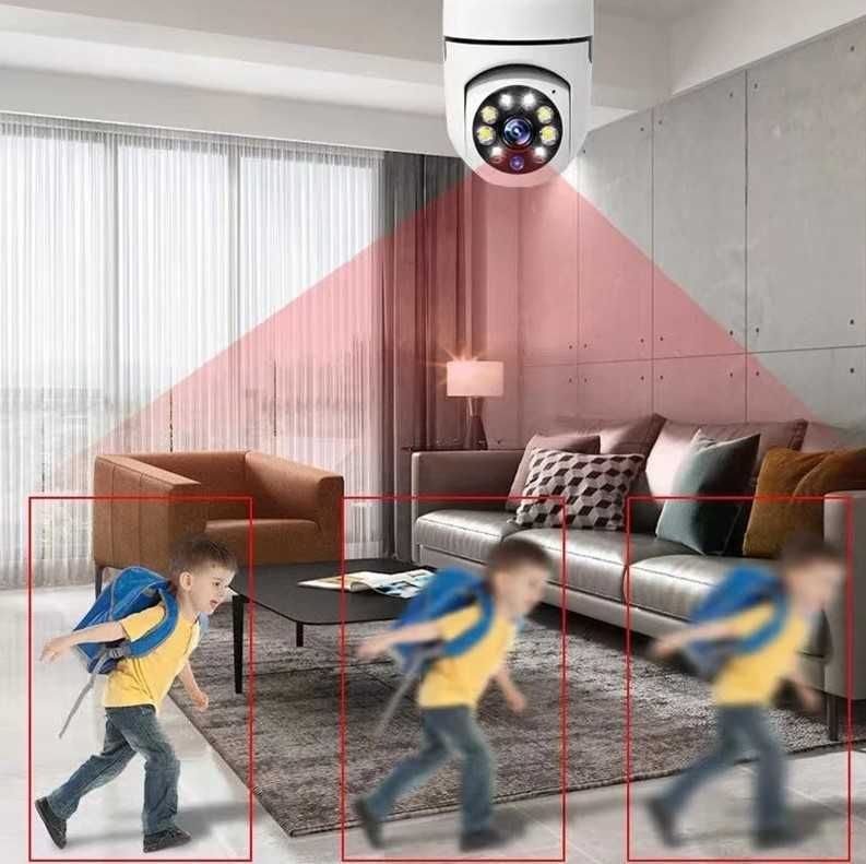 Камера видеонаблюдения на WI-FI. С датчиком ДВИЖЕНИЯ и НОЧНОЙ съемкой!