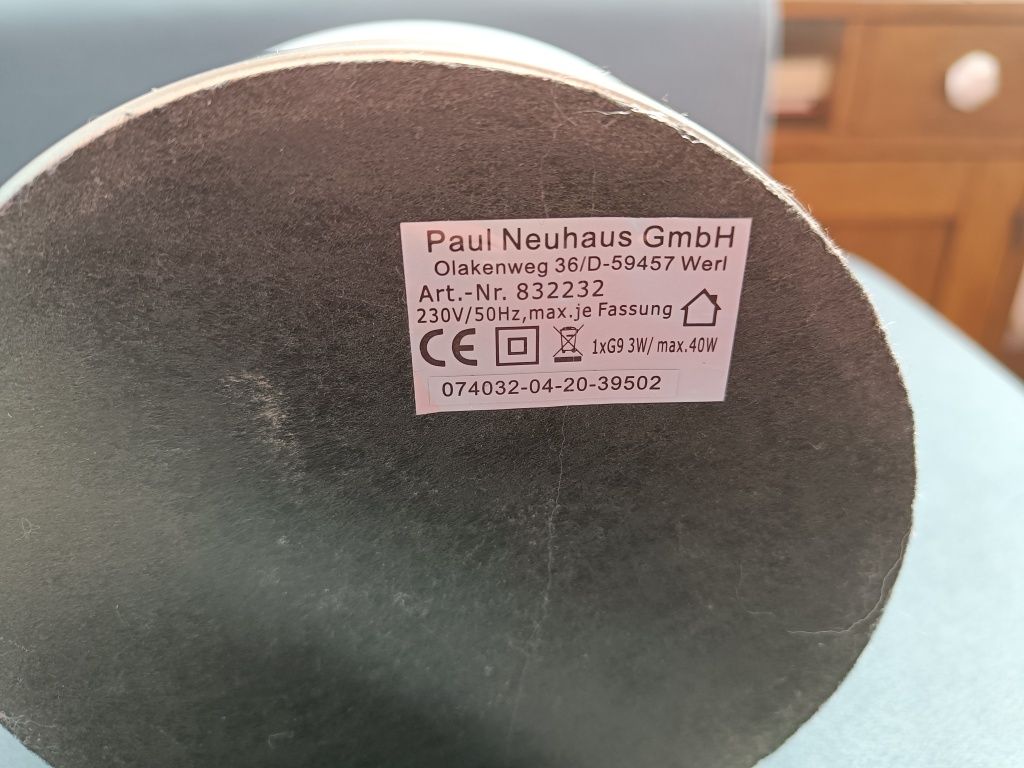 Lampa dotykowa ze ściemniaczem Paul Neuhaus