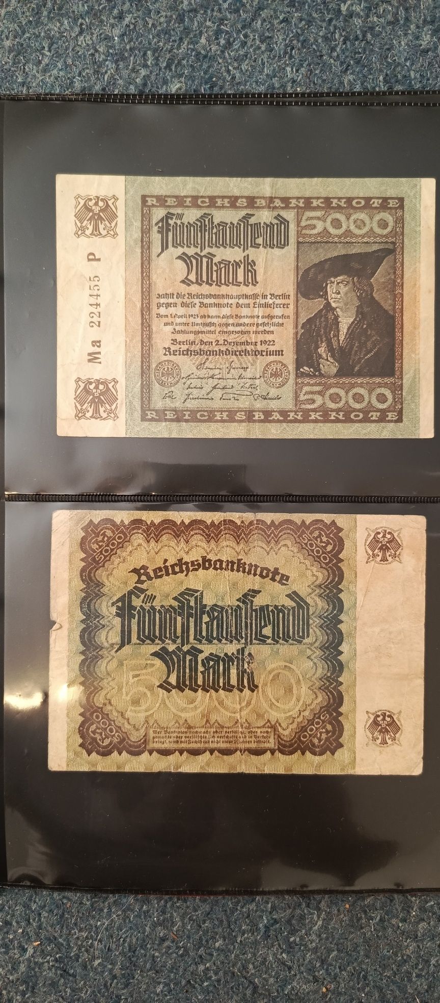 Album z banknotami Niemiec 25 szt
