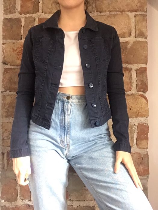 granatowa kurtka jeansowa Tom Tailor katana nowa! 36 S