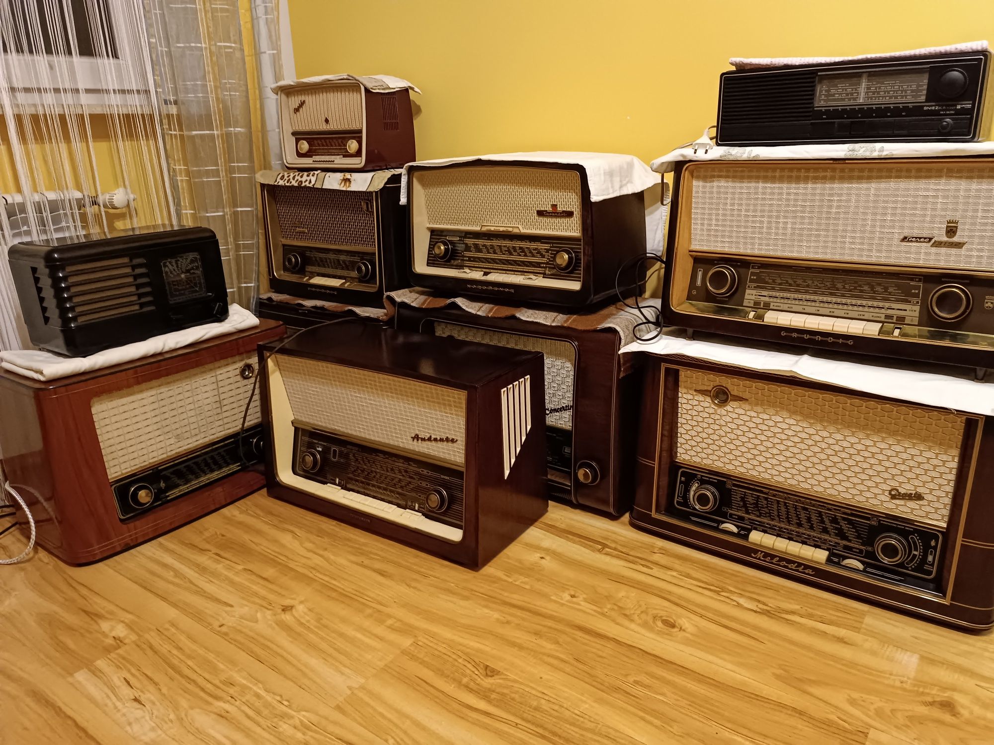 Zabytkowe radio po renowacji Nordmende Turandot 1958!