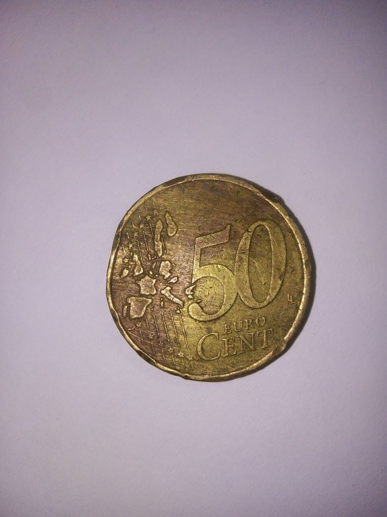 Moneta kolekcjonerska 50 euro cent 2002 r. Niemcy