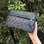 Оригінал!! Чоловіча шкіряна сумка через плече коач, Coach