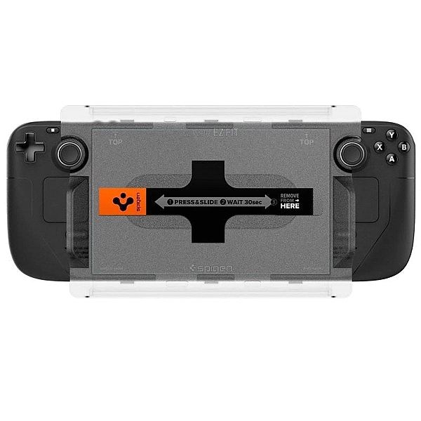 Szkło hartowane Spigen Glas.tR EZ Fit na Steam Deck