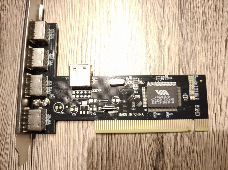 Kontroler Adapter Karta PCI  - 5x USB 2.0