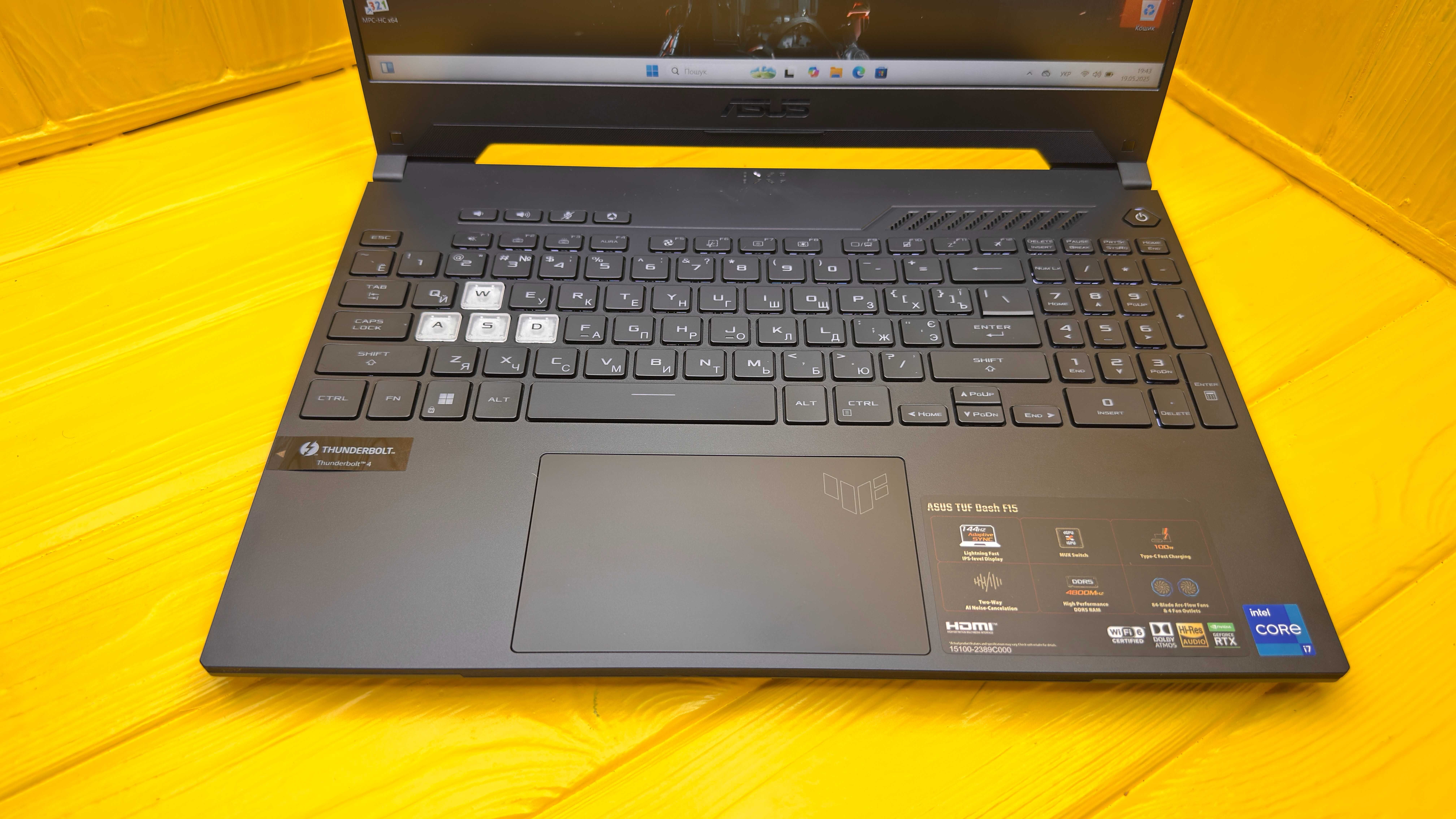 Мощный Геймерский Ноутбук Asus Tuf F15 FX517ZR /i7-12650H/RTX 3070 8GB