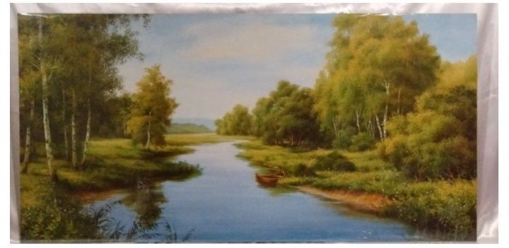 Картина (репродукция) 50x100см.,безрамная