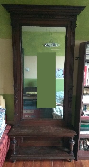 Lustro eklektyczne z przełomu XIX/XX wieku OKAZJA antyk z certyfikatem