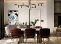 Candeeiro teto Chandelier led vintage moderno