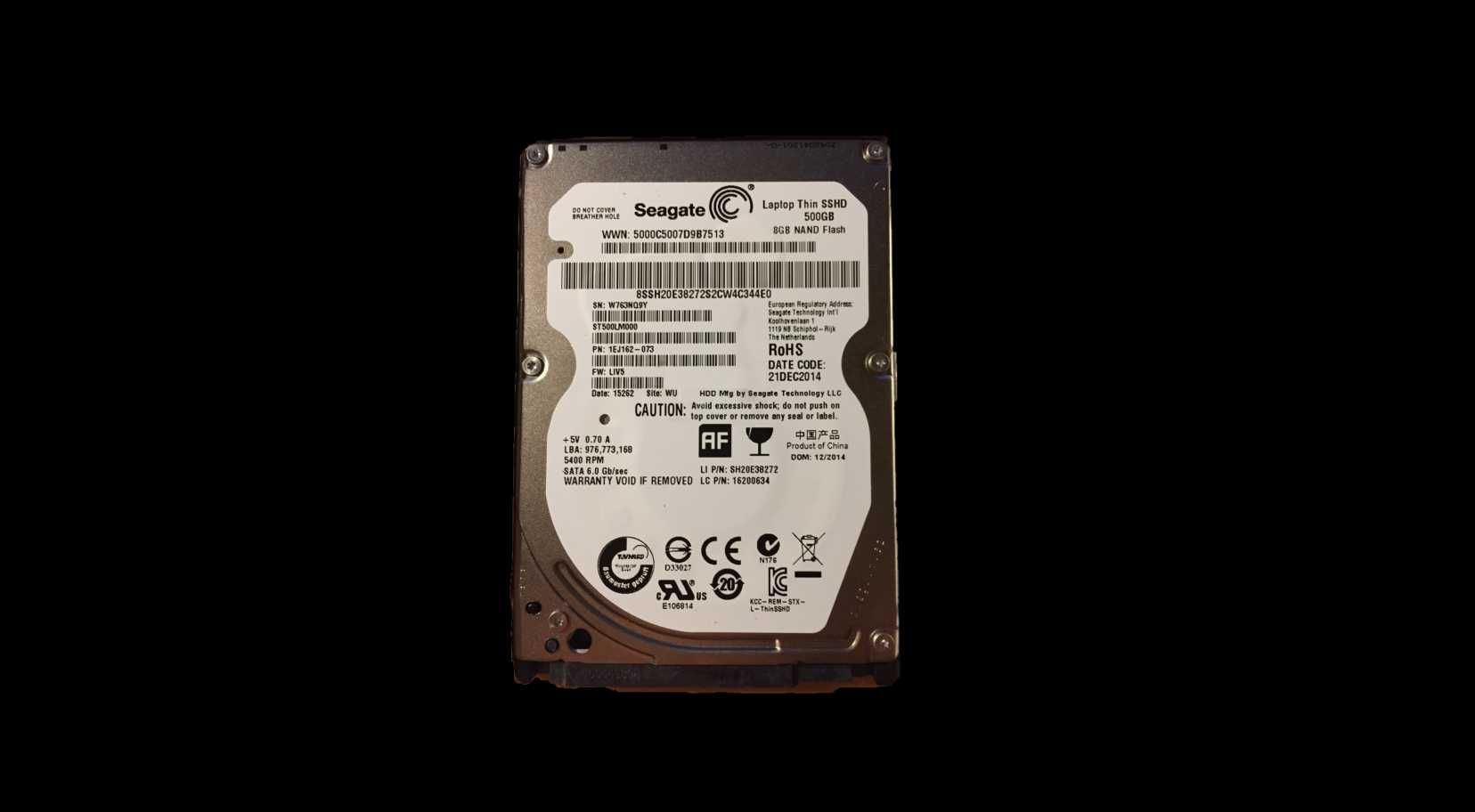 Seagate ST500LM000 500GB Dysk SSHD 2.5"