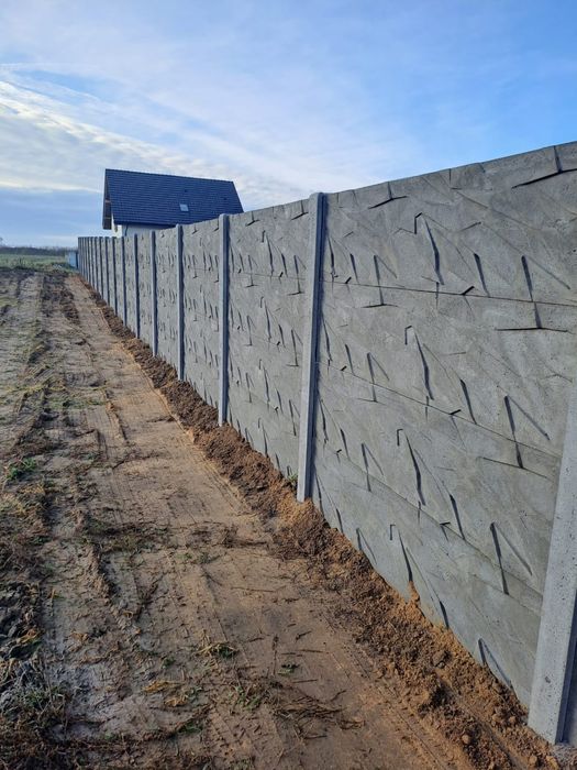 Betonowe ogrodzenia