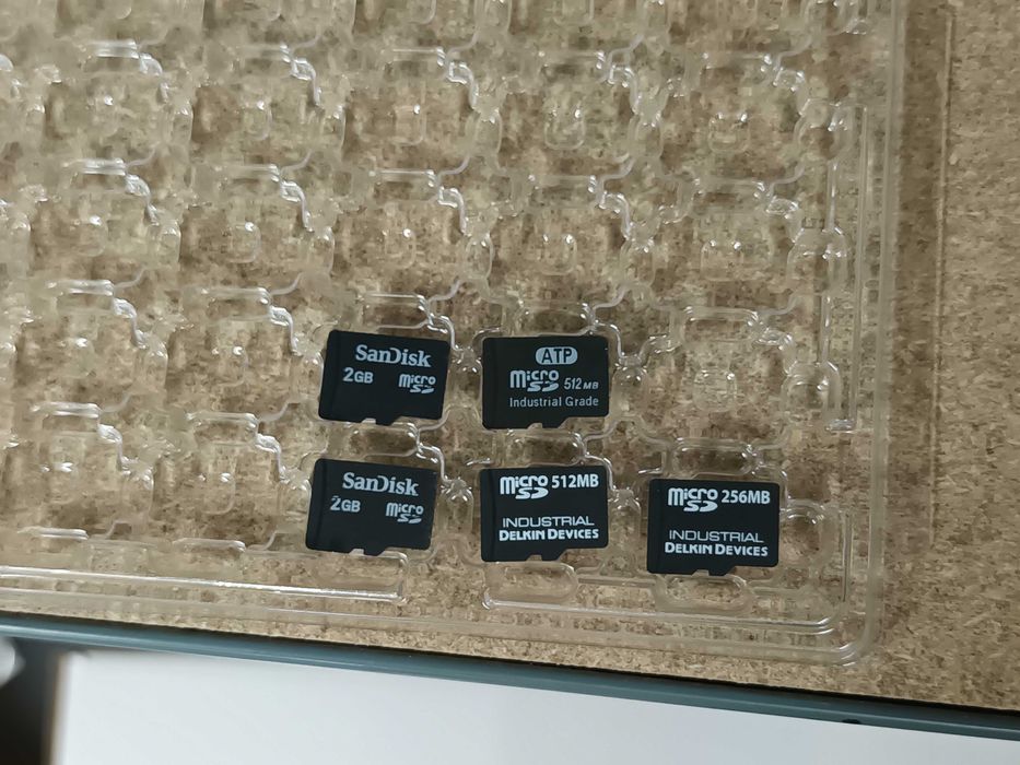 Cartão MicroSD Industrial (1GB | 512MB | 256MB)