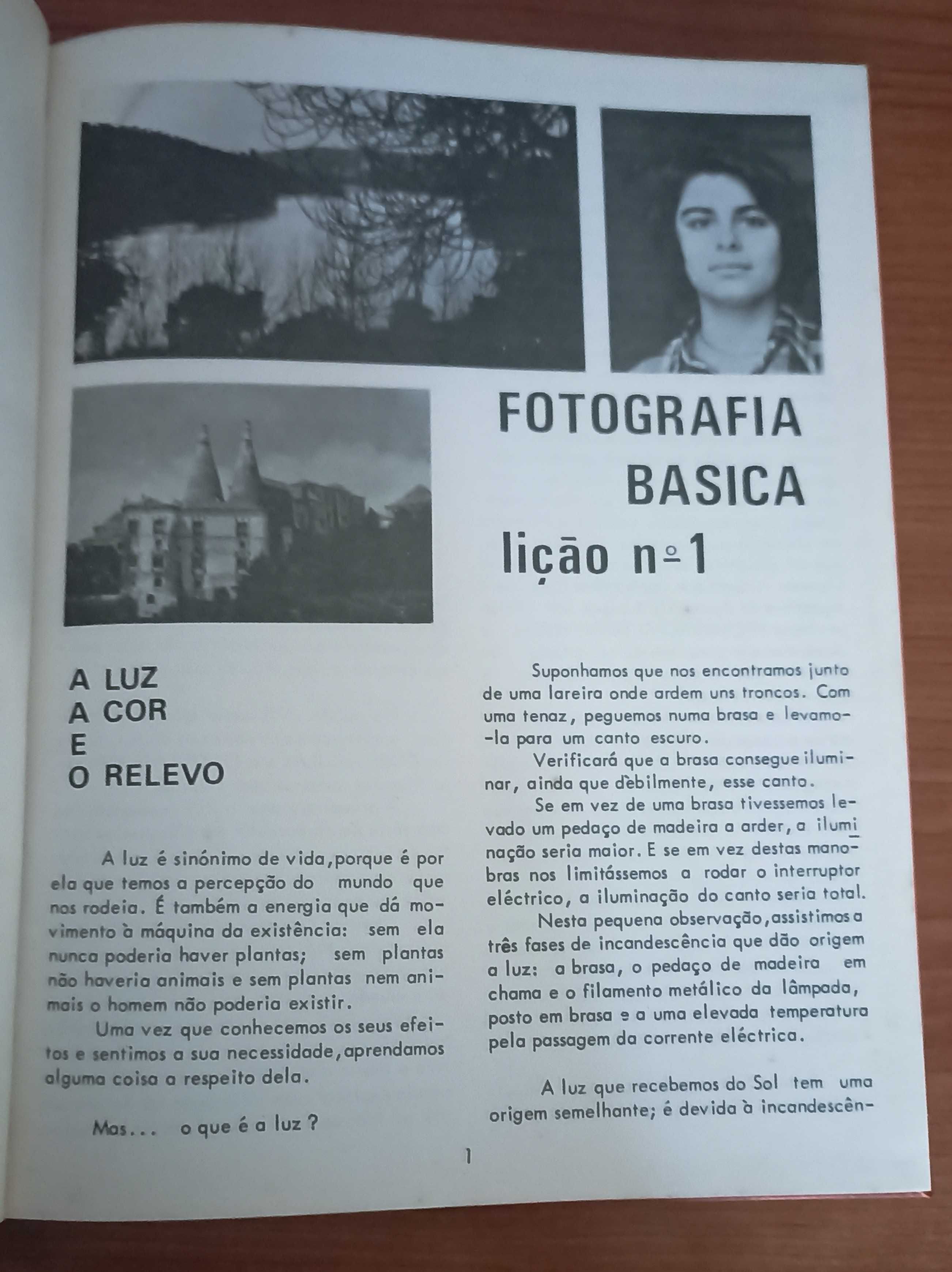 Curso de fotografia Grupos 1 a 15 em 2 volumes encardenados