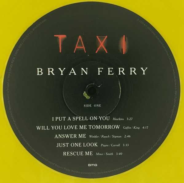 Bryan Ferry – Taxi 1993./2022/LP Limited Edition, Reissue, Yellow