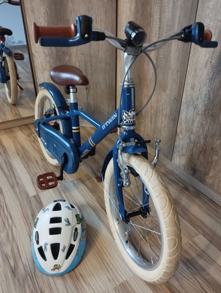 Rower Dziecięcy BTwin City 900 Koła 16" Alu. 7,3 kg Kask Po Serwisie!