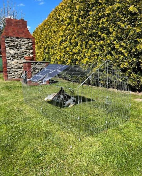 DUŻA PRZESTRZEŃ DLA KRÓLIKA Klatka kojec dla małych zwierząt zagroda