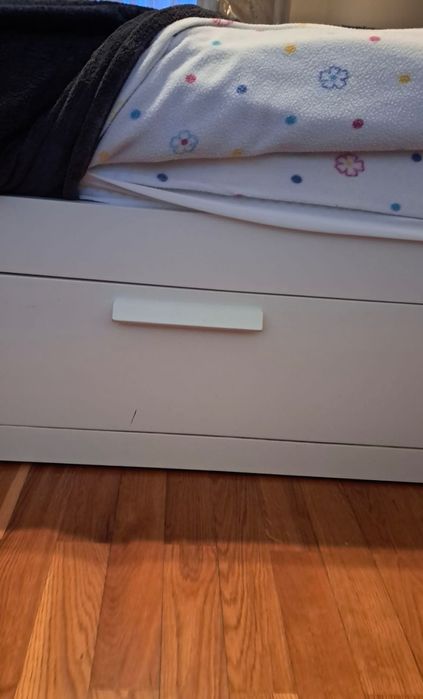 Cama individual/dupla BRIMNES