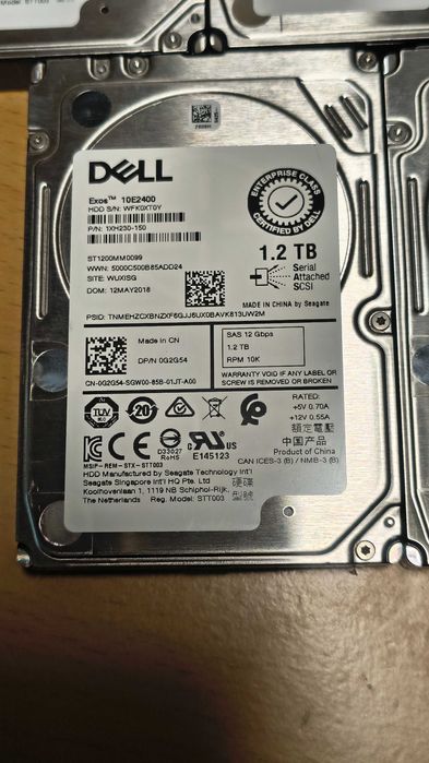 DELL Exos 10E2400 1.2TB 10K 12G SAS 2.5 (ST1200MM0099)