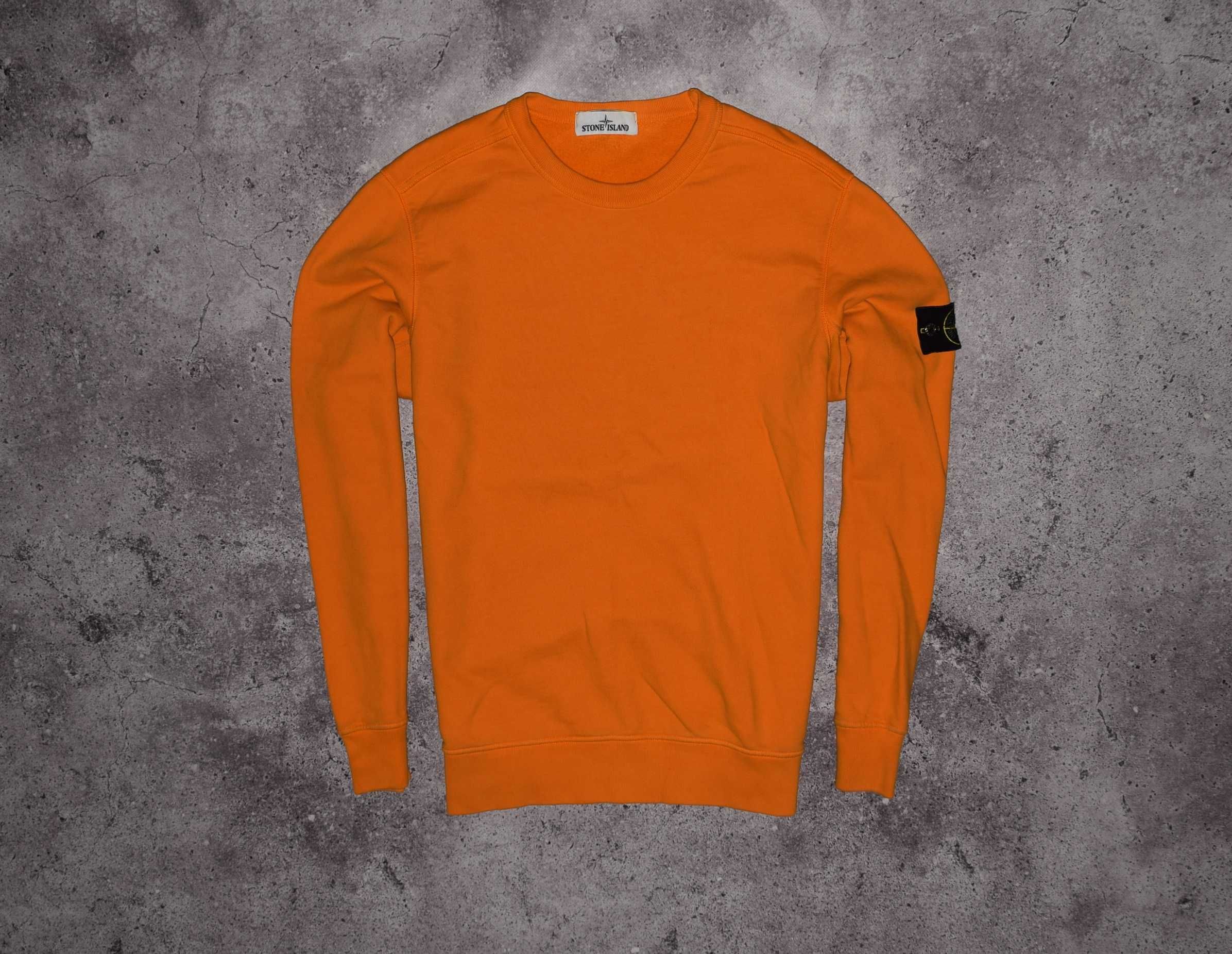 Stone Island Sweatshirt Orange (Оригинал, Мужской Свитшот Кофта Стон )