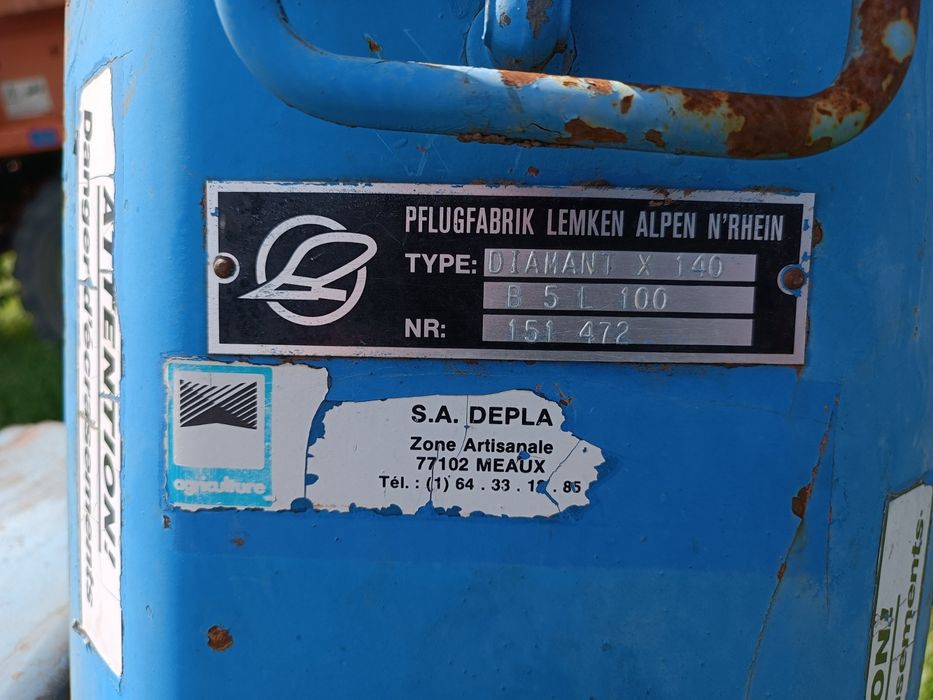 Оборотний плуг Лемкен Діамант 5+1 2009 року випуску з передплужниками
