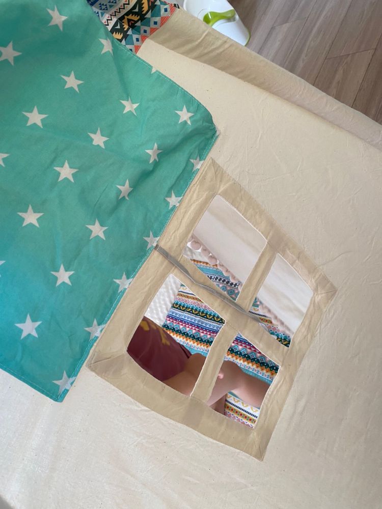 Tipi dla dzieci 1,1 x 1,1 indiańska przygoda