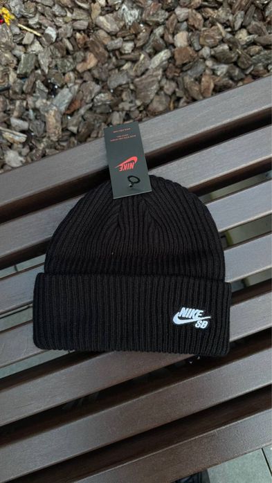 Шапка Nike SB чорна, сіра, біла, оранжева