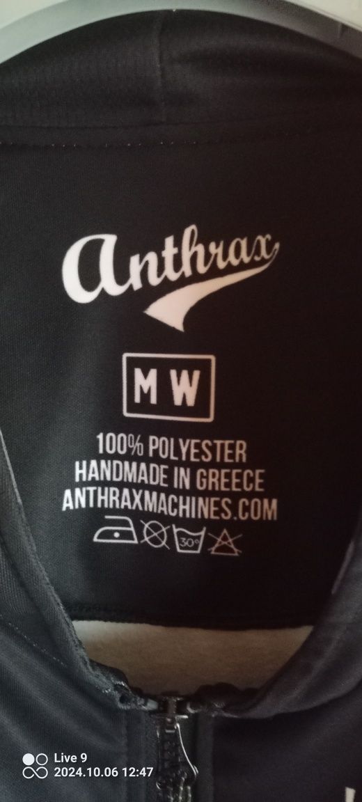 Bluza sportowa z kapturem Anthrax
