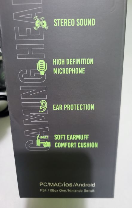 Słuchawki gameingowe Monster Energy NOWE, nigdy nie używane z mikrofon