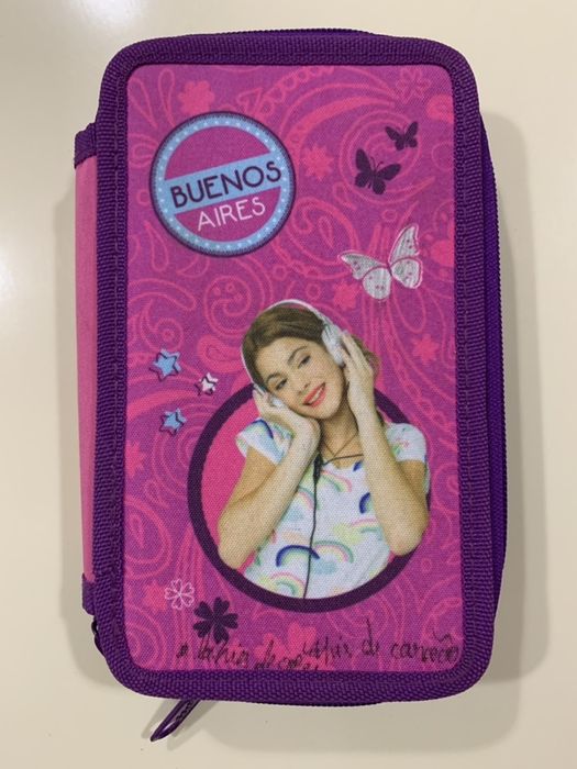 Malas pequenas e estojo