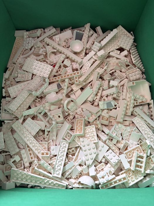 Peças Lego 6 Kg Brancas