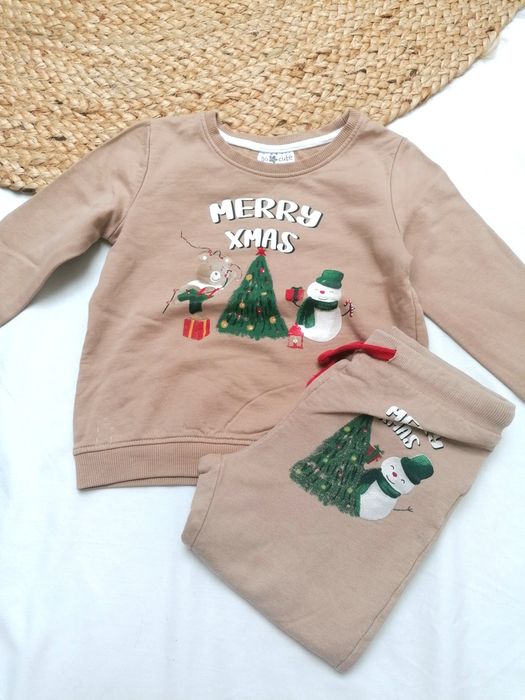 Conjunto Desportivo Bege "Merry Xmas"