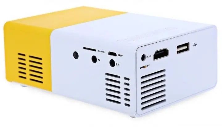 Проектор YG300 с динамиком White/Yellow