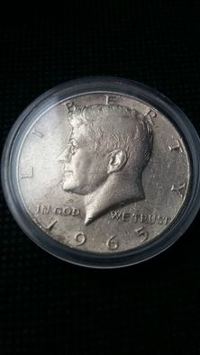 HALF DOLAR 1965 roku srebra-srebro antyk.