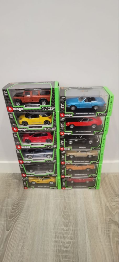 Carros burago escala 1/32 novos