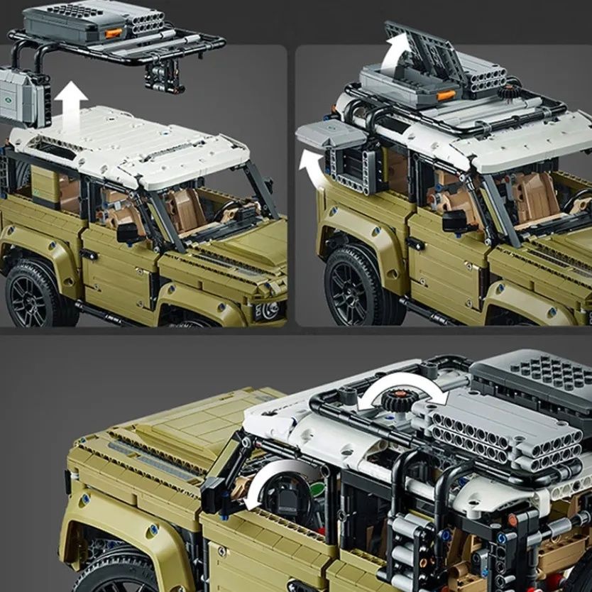 Land Rover Defender Legos para montar